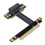 P3-X8M-X1FUR PCIe 3.0 x8 Male to x1 Female Up R/A Extension Cable