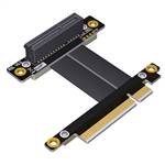 P3-X8M-X4FUR PCIe 3.0 x8 Male to x4 Female Up R/A Extension Cable