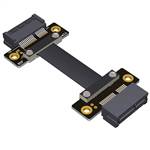 PCIe 3.0 x1 Tx to Tx Straight Through Jumper Cable, Female to Female