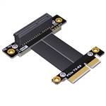 P3X4-CRO-M-FUR PCIe 3.0 x4 Tx to Rx Cross Over Jumper Cable, Male to Female Up R/A