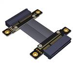 PCIe 3.0 x4 Tx to Tx Straight Through Jumper Cable, Female to Female