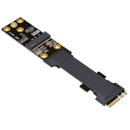 P4-M2AE-M2E PCIe 4.0 M.2 Key A.E. to M.2 Key E WiFi Female Extension Cable