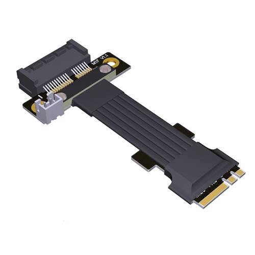 P4-M2AE-X1F M.2 Key A.E. to PCIe 4.0 x1 Female Extension Cable