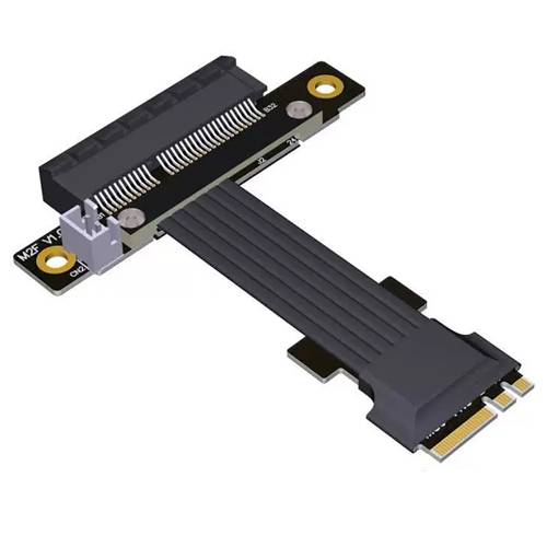 P4-M2AE-X4F M.2 Key A.E. to PCIe 4.0 x4 Female Extension Cable
