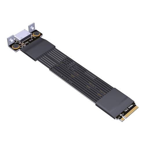 P4-M2N-8612 PCIe 4.0 M.2 NVMe Key-M Male to OCulink SFF-8611 SFF-8612 Extension Cable
