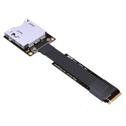P4-M2N-CF PCIe 4.0 M.2 NVMe Key-M Male to CFexpress Type_B Extension Cable