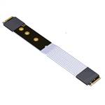 PCIe 4.0 M.2 NVMe Key-M Male to Male Tx to Tx Straight Through Jumper Cable, 85-ohm Low Impedance