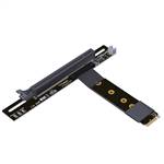 M.2 NVMe Key-M Male to PCIe 4.0 x16 Extension Riser Cable for Graphic Cards with Power Cable