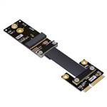 P4-MPEM-M2AWIFI PCIe 4.0 Mini PCIe Male to M.2 Key A WiFi Extension Cable