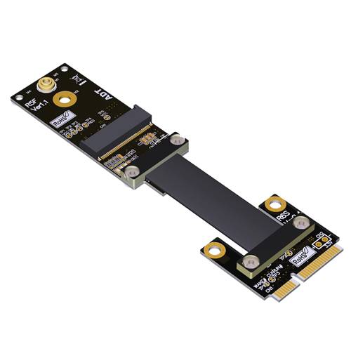 P4-MPEM-M2AWIFI PCIe 4.0 Mini PCIe Male to M.2 Key A WiFi Extension Cable