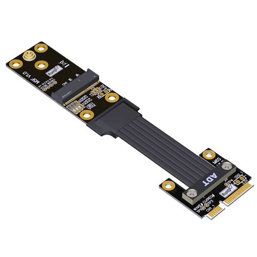 P4-MPEM-M2EWIFI PCIe 4.0 Mini PCIe Male to M.2 Key E WiFi Extension Cable