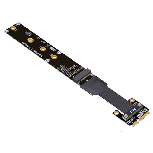 P4-MPEM-M2NVME PCIe 4.0 Mini PCIe Male to M.2 NVMe Key M SSD Extension Cable