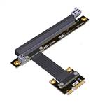 P4-MPEM-X16F Mini PCIe Male to PCIe 4.0 x16 Female Extension Cable