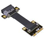 P4-MPEM-X1F Mini PCIe Male to PCIe 4.0 x1 Female Extension Cable