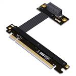 P4-X16M-X1FDR PCIe 4.0 x16 Male to x1 Female Down R/A Extension Cable