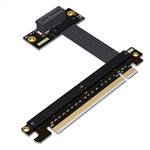P4-X16M-X1FUR PCIe 4.0 x16 Male to x1 Female Up R/A Extension Cable