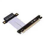 P4-X16M-X4F-LI PCIe 4.0 x16 Male to x4 Female Extension Cable, 85-ohm Low Impedance