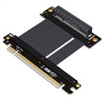 PCIe 4.0 x16 Male to x8 Female Down R/A Extension Cable