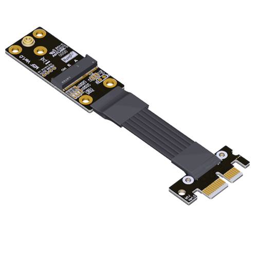P4-X1M-M2WIFI PCIe 4.0 x1 Male to M.2 WiFi (Key E) Extension Cable