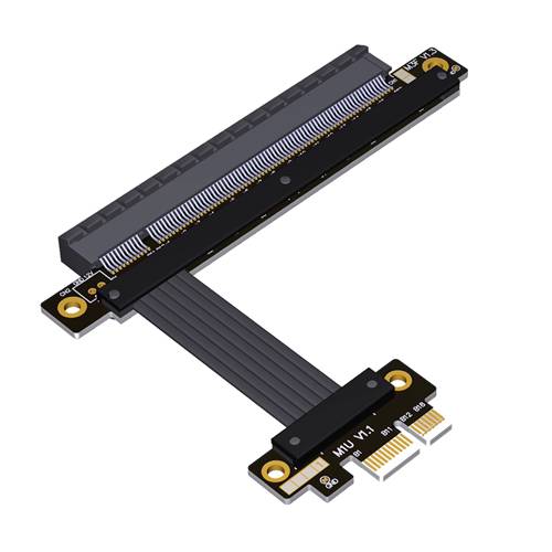 P4-X1M-X16F PCIe 4.0 x1 Male to x16 Female Extension Cable