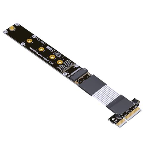 P4-X4M-22110-LI PCIe 4.0 x4 Male to M.2 NVMe Key M 22110 SSD Extension Cable, 85-ohm Low Impedance