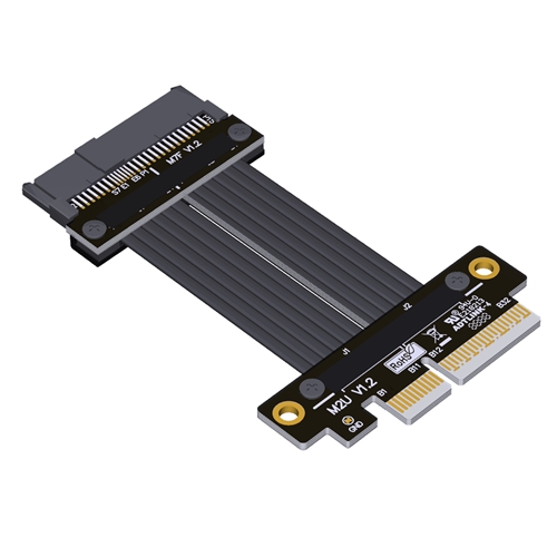 P4-X4M-U2 PCIe 4.0 x4 Male to U.2 SFF-8639 SSD Extension Cable