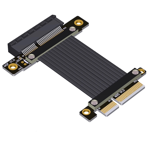 P4-X4M-X4F PCIe 4.0 x4 Male to x4 Female Extension Cable