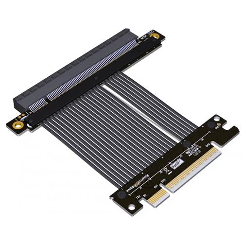 P4-X8M-X16F PCIe 4.0 x8 Male to x16 Female Extension Cable