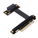 P4-X8M-X1FUR PCIe 4.0 x8 Male to x1 Female Up R/A Extension Cable