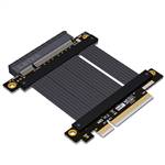 PCIe 4.0 x8 Male to x8 Female Extension Cable