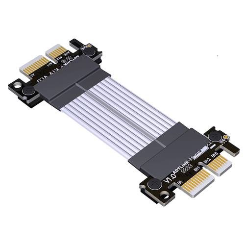 P4X1-STR-M-M PCIe 4.0 x1 Tx to Tx Straight Through Jumper Cable, Male to Male