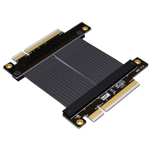 P4X8-STR-M-M PCIe 4.0 x8 Tx to Tx Straight Through Jumper Cable, Male to Male