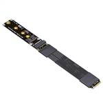 PCIe 5.0 M.2 NVMe Key-M Male to Female SSD Extension Cable, 85-ohm Low Impedance