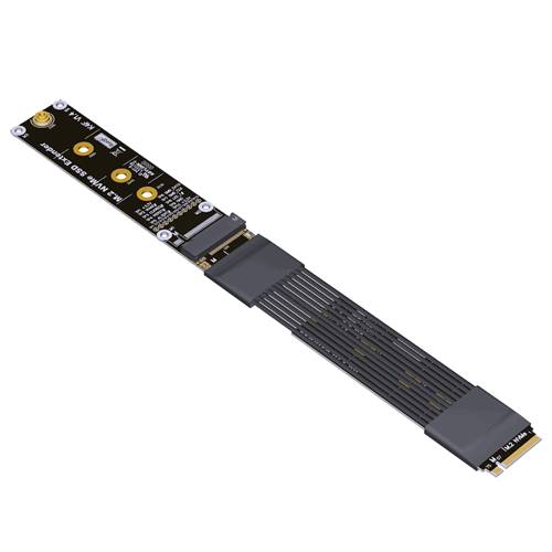 P5-M2N-M2NF-LI PCIe 5.0 M.2 NVMe Key-M Male to Female SSD Extension Cable, 85-ohm Low Impedance