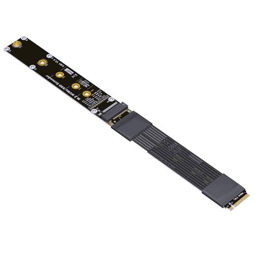 P5-M2N-M2NF110-LI PCIe 5.0 M.2 NVMe Key-M Male to Female 22110 SSD Extension Cable, 85-ohm Low Impedance