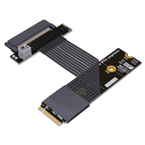 P5-M2N-U2 PCIe 5.0 M.2 NVMe Key-M Male to U.2 SFF-8639 SSD Extension Cable