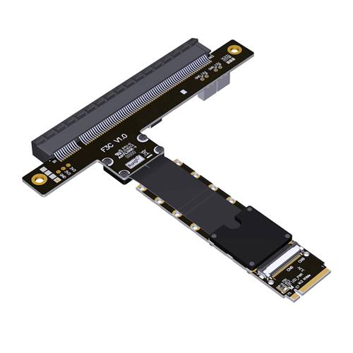 P5-M2N-X16F-FFC M.2 NVMe Male to PCIe 5.0 x16 Female FFC Extension Riser Cable