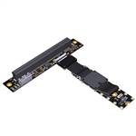 M.2 NVMe Male Reverse to PCIe 5.0 x16 Female Up R/A FFC Extension Riser Cable