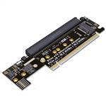 P5-X16M-X8F-2M2 PCIe 5.0 x16 Male to PCIe 5.0 x8 Female & Two PCIe 5.0 x4 M.2 NVMe Slots Adapter Card