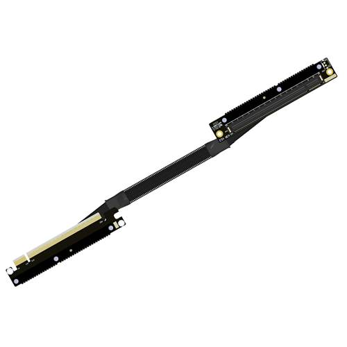 P5-X16MRS-X16FRS90 PCIe 5.0 x16 Male RSE(Right Side Exit) to x16 Female RSE(Right Side Exit) 90 Degree Extension Cable