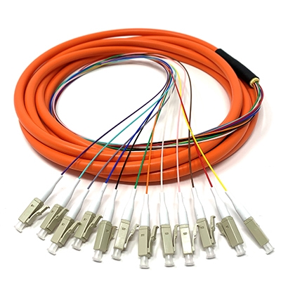 OM2 50/125 Multimode 12-Fiber Distribution Fiber Optic Pigtail