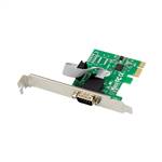 PCIe x1 AX99100 1-port DB9 RS232 Serial Adapter Card with 16950 UART