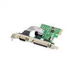 PCIe x1 1-port RS232 Serial & 1-port Parallel 1S1P Combo Card with ASIX AX99100 Chipset