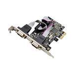 PCIe x1 MCS9901 2-port DB9 RS232 Serial Adapter Card with 16C950 UART