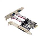 PCIe x1 MCS9901 2-port RS232 Serial & 1-port Parallel 2S1P Combo Card