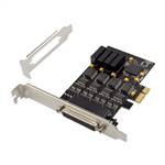 PCIe x1 XR17V354 4-port RS422/485 Serial Adapter Card with 16550 UART