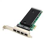 PCIe x1 4-port RJ45 Intel JL82576EB Chipset Gigabit Ethernet Network Interface Card