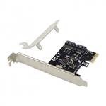 PCIe x1 2-port SATA III 6 Gbps Expansion Card