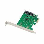 PCIe x1 2-port SATA III 6 Gbps Controller Card