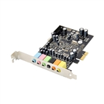 PCIe x1 7.1 Channel HiFi Surround Sound card